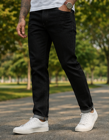 Black Ankle Denims