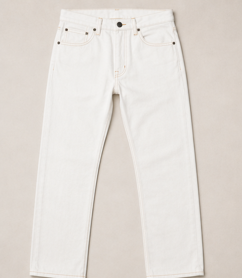 White Bootcut Denim