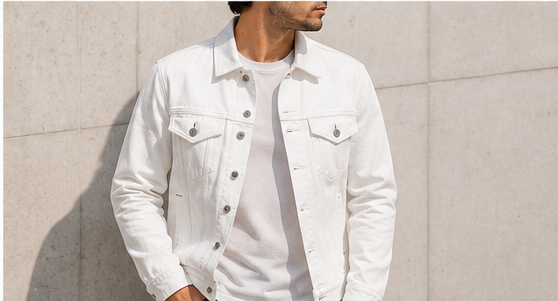 White Denim Jacket