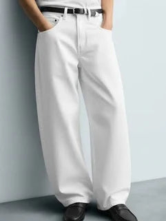 White Baggy Denim