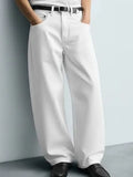 White Baggy Denim